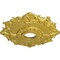 Ekena Millwork Riley Ceiling Medallion (Fits Canopies up to 4 5/8"), 18"OD x 3 1/2"ID x 1 1/2"P, Rich Gold CM18RLRGS - alternate 3